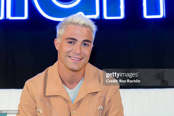 Colton Haynes attends the "Rough Night" photo call at Crosby Street Hotel on June 10, 2017 in New York City.