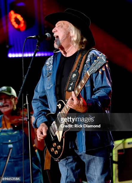 Musician John Anderson performs onstage during day 3 of the 2017 CMA Music Festival on June 10, 2017 in Nashville, Tennessee.
