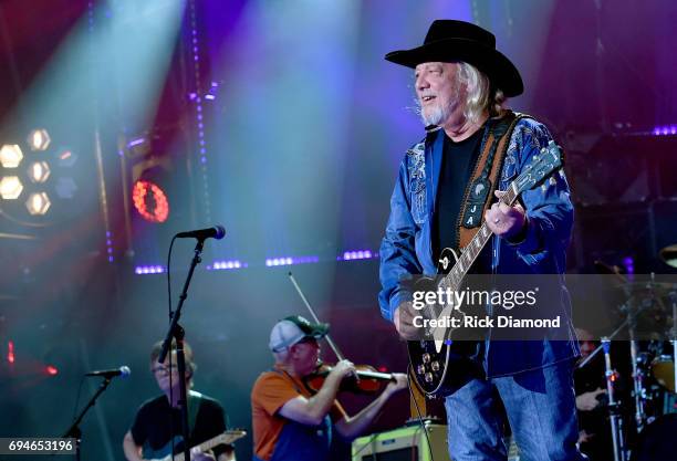 Musician John Anderson performs onstage during day 3 of the 2017 CMA Music Festival on June 10, 2017 in Nashville, Tennessee.