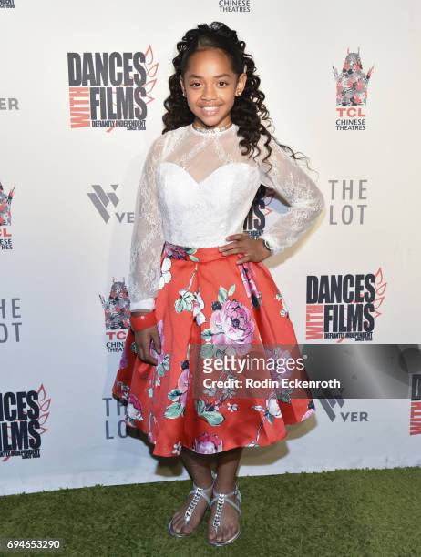 Dancer/singer Nancy Fifita attends the 20th Annual Dances with Films premiere of "Hear Me Out" at TCL Chinese Theatre on June 10, 2017 in Hollywood,...
