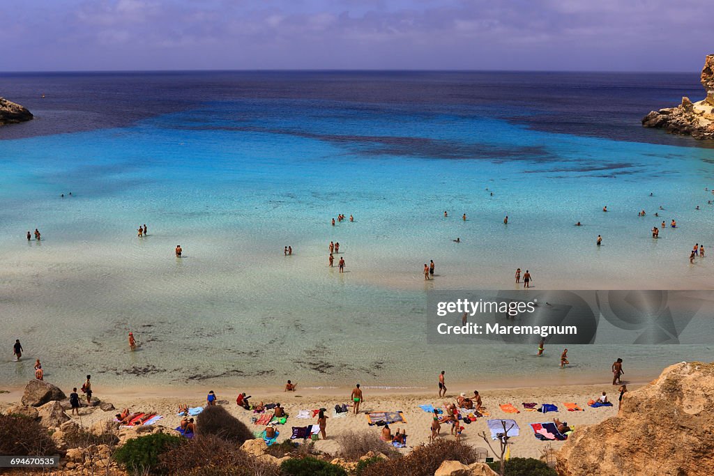 Isola Dei Conigli And Beach High-Res Stock Photo - Getty Images