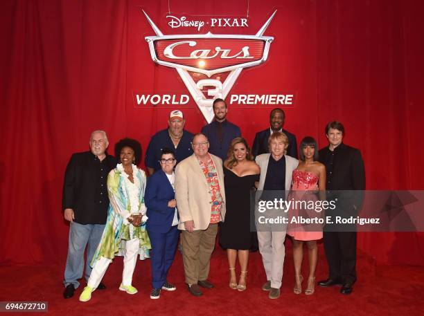 Actors Larry the Cable Guy, Armie Hammer and Isiah Whitlock Jr. Actors John Ratzenberger, Jenifer Lewis, Lea DeLaria, executive producer John...