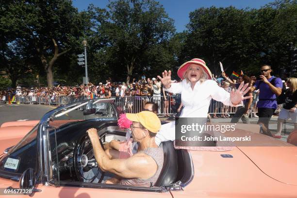 Edie Windsor parteciates in the 2017 Capital Pride Parade on June 10, 2017 in Washington, DC.