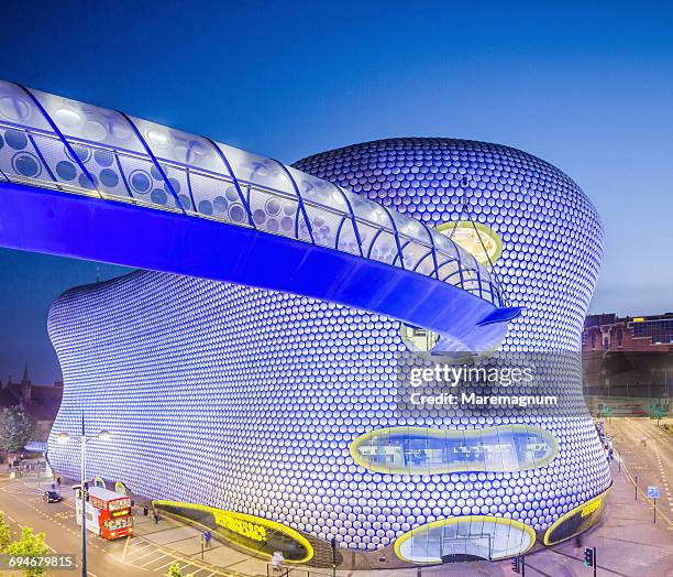 detail of the selfridges building - bullring stockfoto's en -beelden