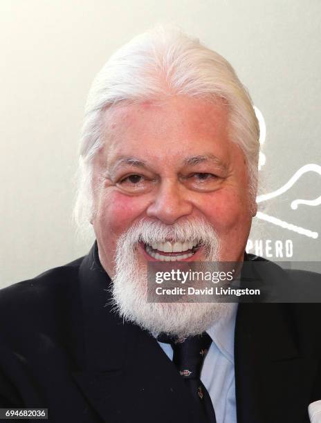 Photojournalist Paul Watson attends Shepherd Conservation Society's 40th Anniversary Gala For The Oceans at Montage Beverly Hills on June 10, 2017 in...