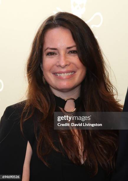 Actress Holly Marie Combs attends Shepherd Conservation Society's 40th Anniversary Gala For The Oceans at Montage Beverly Hills on June 10, 2017 in...