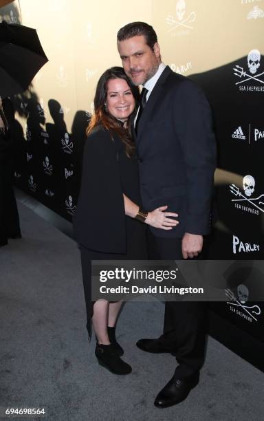 Actress Holly Marie Combs and guest attend Shepherd Conservation Society's 40th Anniversary Gala For The Oceans at Montage Beverly Hills on June 10,...