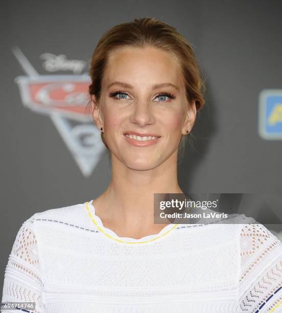 Actress Heather Morris attends the premiere of "Cars 3" at Anaheim Convention Center on June 10, 2017 in Anaheim, California.