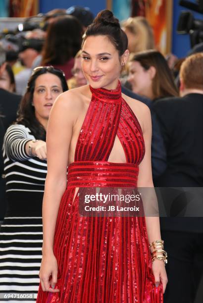 Gal Gadot attends the premiere of Warner Bros. Pictures' 'Wonder Woman' at the Pantages Theatre on May 25, 2017 in Hollywood, California.