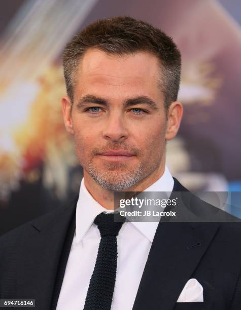 Actor Chris Pine attends the premiere of Warner Bros. Pictures' 'Wonder Woman' at the Pantages Theatre on May 25, 2017 in Hollywood, California.