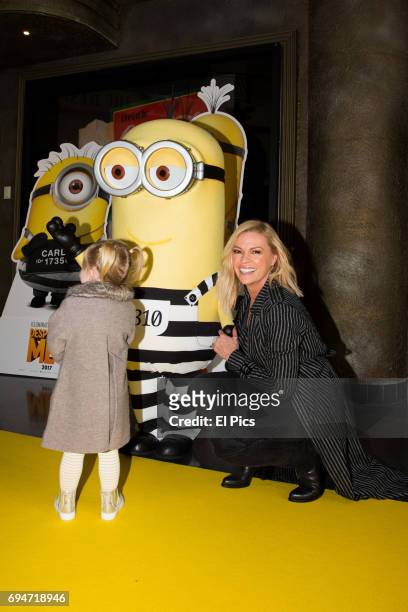 Sonia Kruger and Daughter attends the Despicable Me 3 Premiere , at Entertainment Quarter on June 10, 2017 in Sydney, Australia.