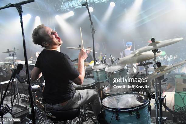 Recording artist Kris Myers of Umphrey's McGee performs onstage at What Stage during Day 3 of the 2017 Bonnaroo Arts And Music Festival on June 10,...