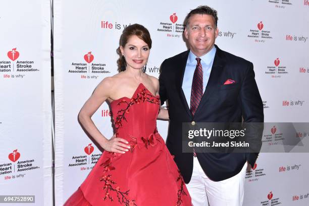 Jean Shafiroff and Mark Epley attend the 21st Annual Hamptons Heart Ball at Southampton Arts Center on June 10, 2017 in Southampton, New York.