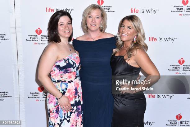 Barbara Poliwoda and Alexis Latino attend the 21st Annual Hamptons Heart Ball at Southampton Arts Center on June 10, 2017 in Southampton, New York.