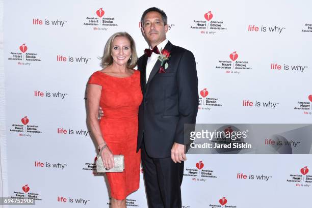 Lori Mosca and Ralph Mosca attend the 21st Annual Hamptons Heart Ball at Southampton Arts Center on June 10, 2017 in Southampton, New York.