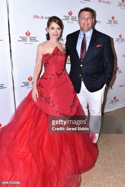 Jean Shafiroff and Mark Epley attend the 21st Annual Hamptons Heart Ball at Southampton Arts Center on June 10, 2017 in Southampton, New York.