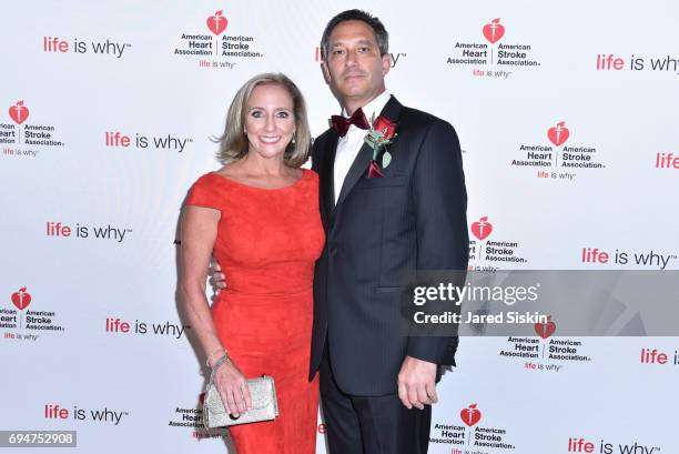 Lori Mosca and Ralph Mosca attend the 21st Annual Hamptons Heart Ball at Southampton Arts Center on June 10, 2017 in Southampton, New York.