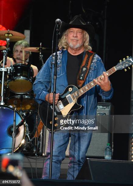 Singer John Anderson performs at Nissan Stadium during day 3 of the 2017 CMA Music Festival on June 10, 2017 in Nashville, Tennessee.