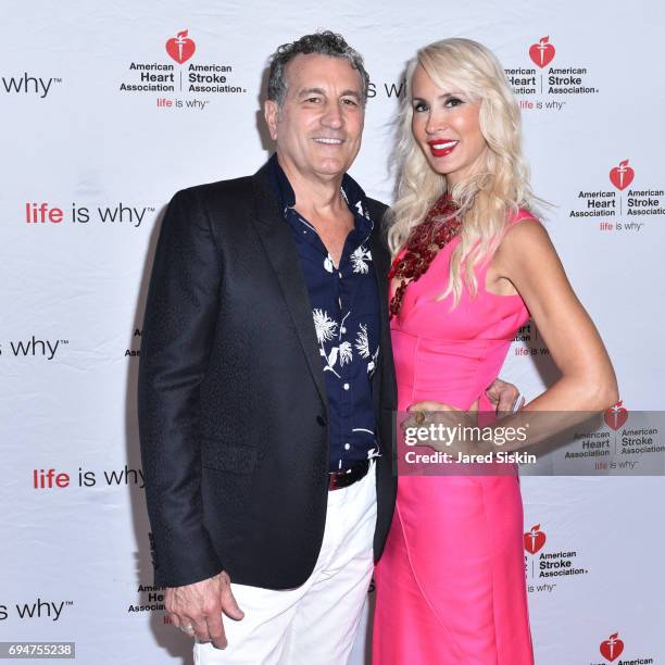 Jerry Purco and Tracy Stern attend the 21st Annual Hamptons Heart Ball at Southampton Arts Center on June 10, 2017 in Southampton, New York.