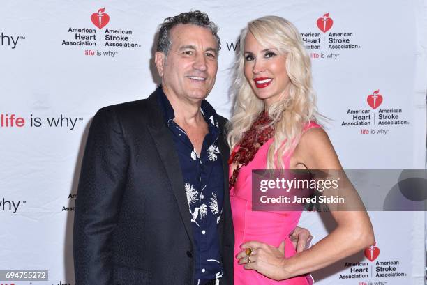 Jerry Purco and Tracy Stern attend the 21st Annual Hamptons Heart Ball at Southampton Arts Center on June 10, 2017 in Southampton, New York.