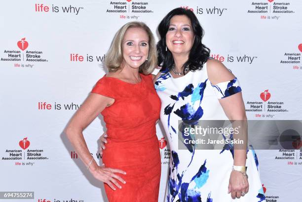 Lori Mosca and Carolyn Yaeger attend the 21st Annual Hamptons Heart Ball at Southampton Arts Center on June 10, 2017 in Southampton, New York.