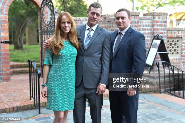 Rita Barry, Dan Barry and Shane Finocchiano attend the 21st Annual Hamptons Heart Ball at Southampton Arts Center on June 10, 2017 in Southampton,...