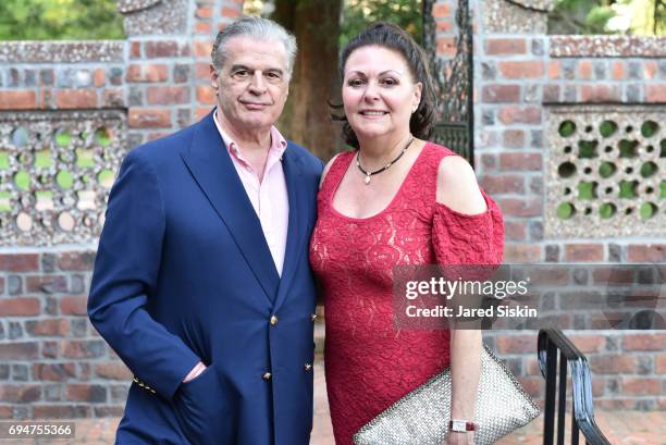 Dr. Thomas Giordano and Maria Giordano attend the 21st Annual Hamptons Heart Ball at Southampton Arts Center on June 10, 2017 in Southampton, New...