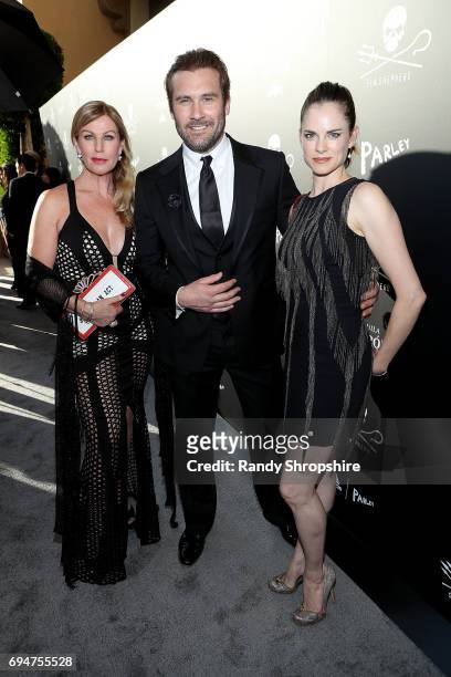 Francesca Standen, Clive Standen and Amy Bailey arrive to Sea Shepherd's 40th Anniversary Gala for the Oceans at Montage Beverly Hills on June 10,...
