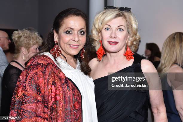 Nurit Kahane and Paola Bacchini attend the 21st Annual Hamptons Heart Ball at Southampton Arts Center on June 10, 2017 in Southampton, New York.