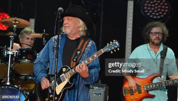 Singer John Anderson performs at Nissan Stadium during day 3 of the 2017 CMA Music Festival on June 10, 2017 in Nashville, Tennessee.