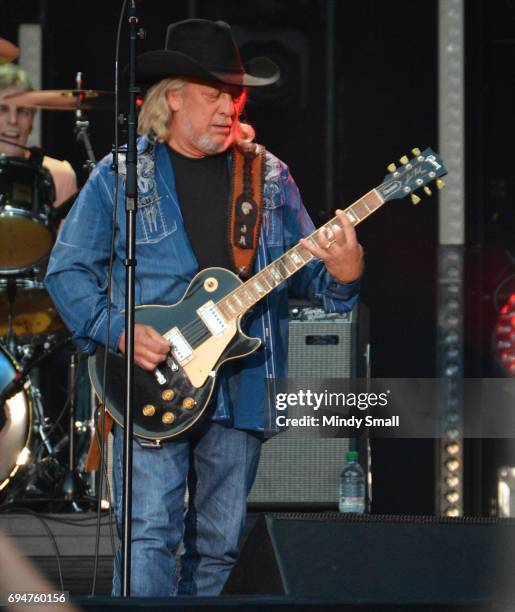 Singer John Anderson performs at Nissan Stadium during day 3 of the 2017 CMA Music Festival on June 10, 2017 in Nashville, Tennessee.