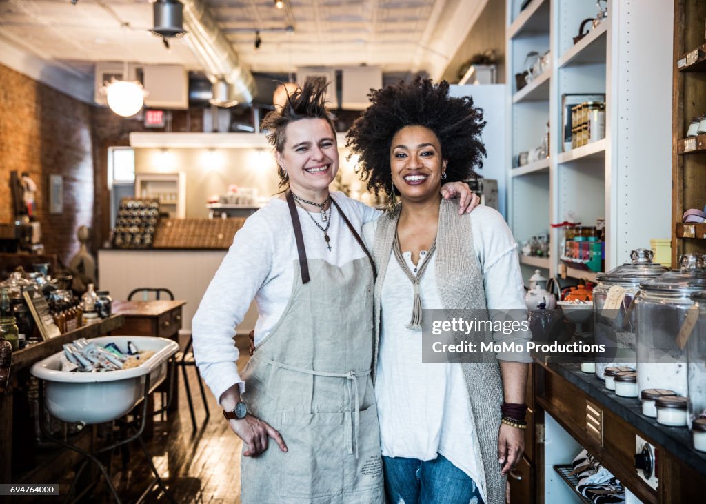 Portrait of small business owners