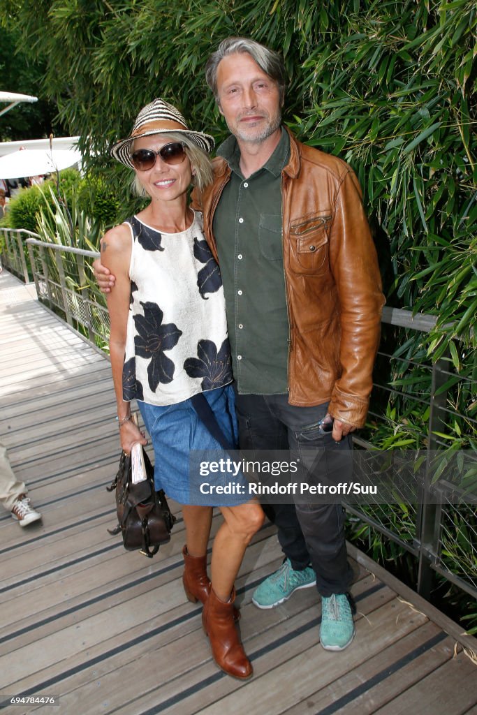Celebrities At 2017 French Open - Day Fithteen