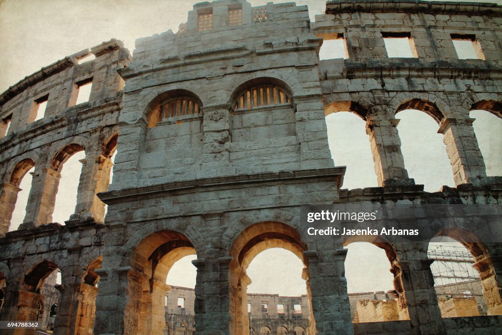 Arena in Pula,Croatia