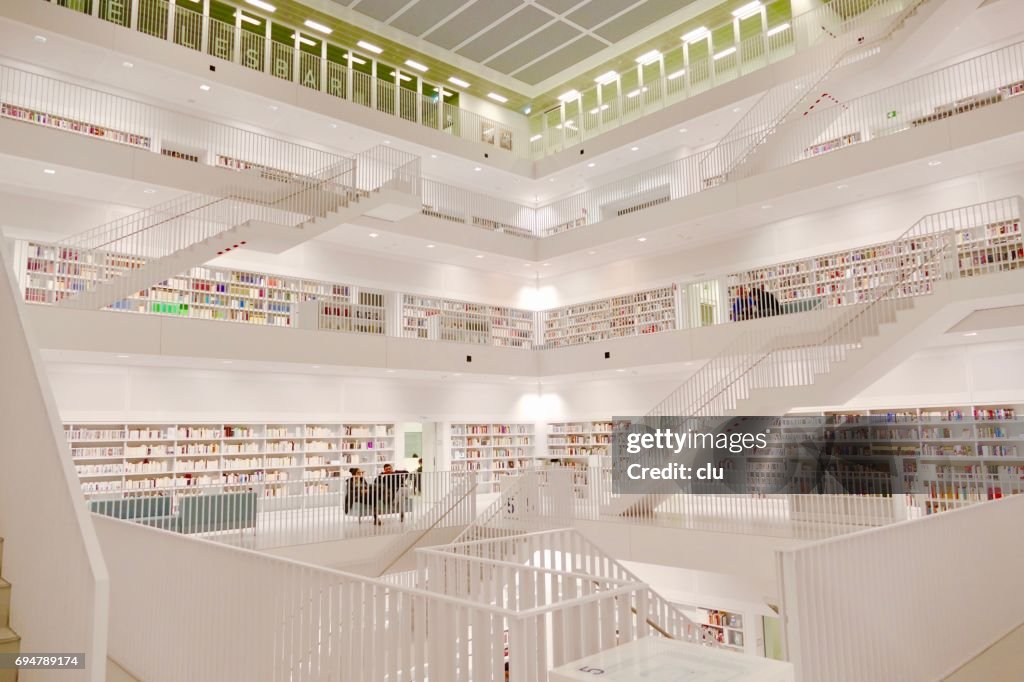 Public library of Stuttgart, Germany - Stadtbibliothek