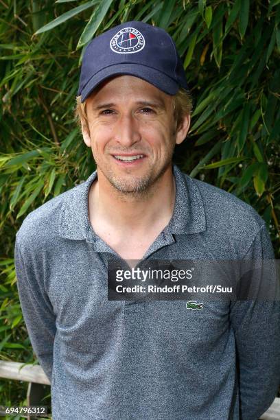 Actor Guillaume Canet attends the Men Final of the 2017 French Tennis Open - Day Fithteen at Roland Garros on June 11, 2017 in Paris, France.
