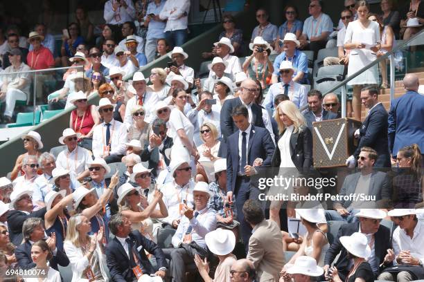 Tony Estanguet; Nicole Kidman, Football player Kevin Trapp and IIzabel Goulart attend Actress Nicole Kidman and Co-chairman of the Organizing...