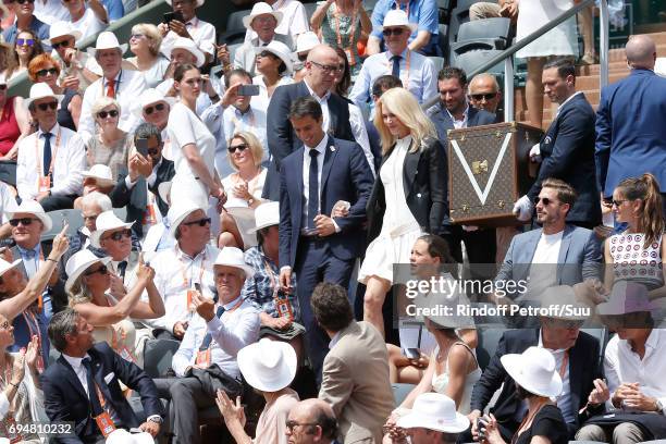 Tony Estanguet; Nicole Kidman, Football player Kevin Trapp and IIzabel Goulart attend Actress Nicole Kidman and Co-chairman of the Organizing...