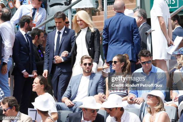 Tony Estanguet; Nicole Kidman, Football player Kevin Trapp, Izabel Goulart and Rugby player Dan Carter attend Actress Nicole Kidman and Co-chairman...