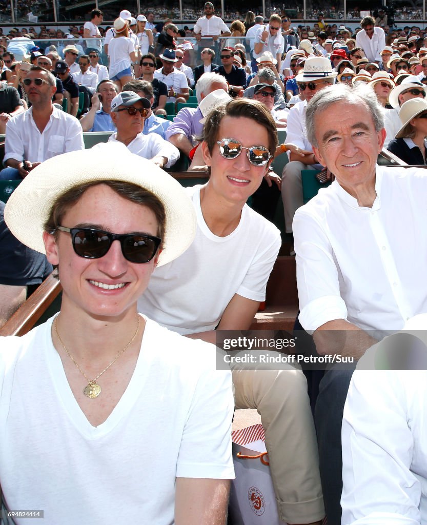 Celebrities At  2017 French Open - Day Fithteen