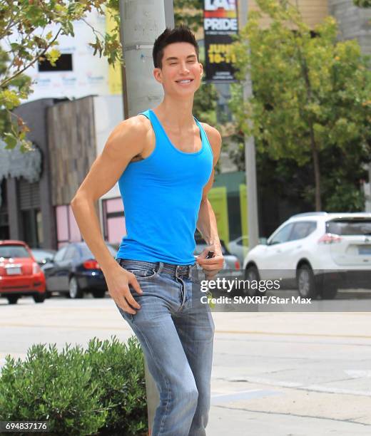 Justin Jedlica is seen on June 10, 2017 in Los Angeles, California.