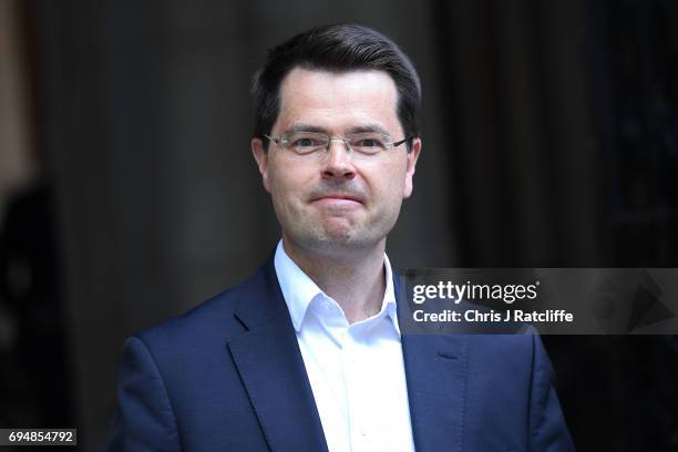 James Brokenshire, Northern Ireland Secretary arrives at 10 Downing Street on June 11, 2017 in London, England. Prime Minister Theresa May...