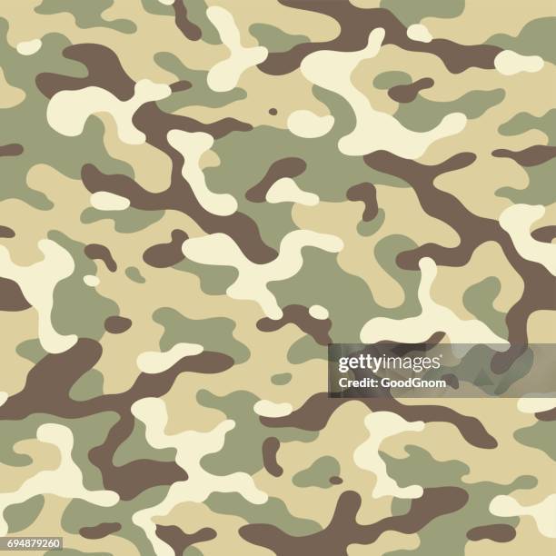 camouflage desert seamless - disguise stock illustrations