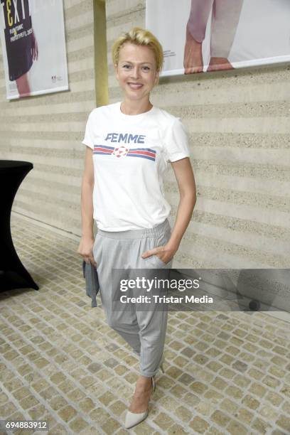 Isabell Gerschke attends the Photocall to the Premiere of 'Mata Hari - Tanz mit dem Tod' on June 11, 2017 in Berlin, Germany.