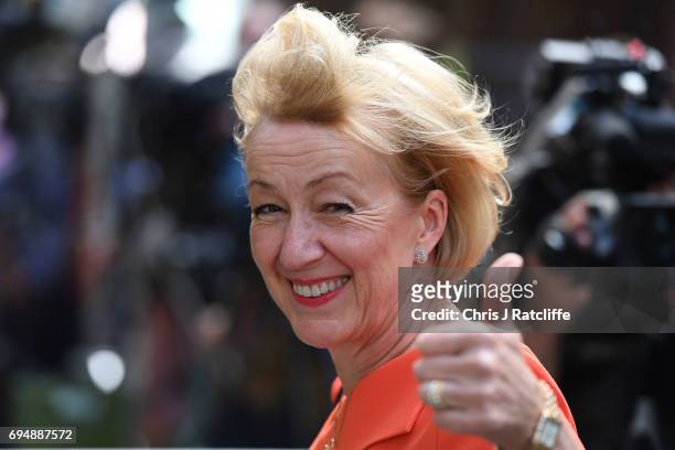 Andrea Leadsom who has been made Leader of the House of Commons leaves 10 Downing Street on June 11, 2017 in London, England. Prime Minister Theresa...