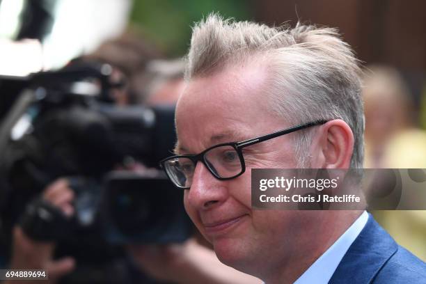 Michael Gove who has been made Environment Secretary leaves 10 Downing Street on June 11, 2017 in London, England. Prime Minister Theresa May...