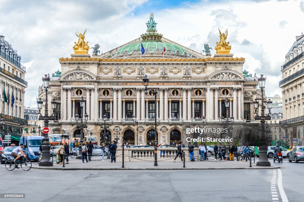 Majestätische Architektur des Palais Garnier