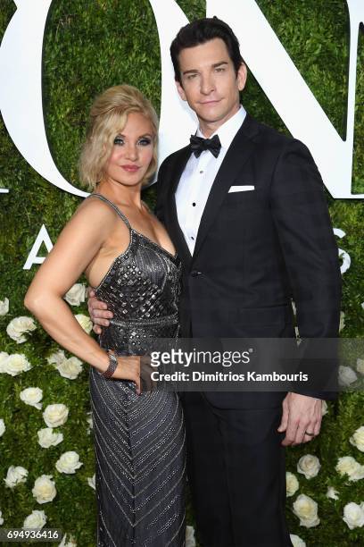 Orfeh and Andy Karl attend the 2017 Tony Awards at Radio City Music Hall on June 11, 2017 in New York City.