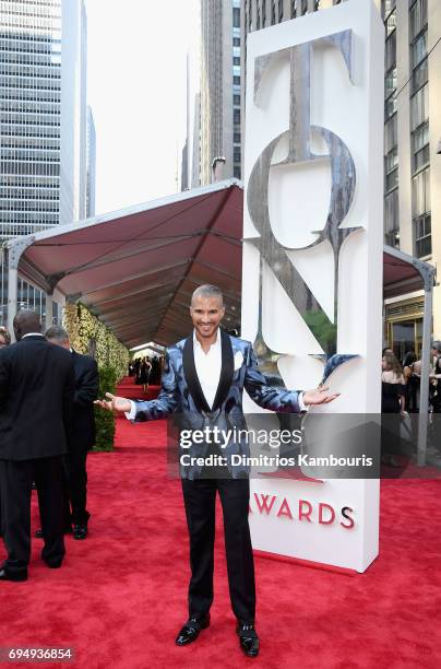 Jay Manuel attends the 2017 Tony Awards at Radio City Music Hall on June 11, 2017 in New York City.