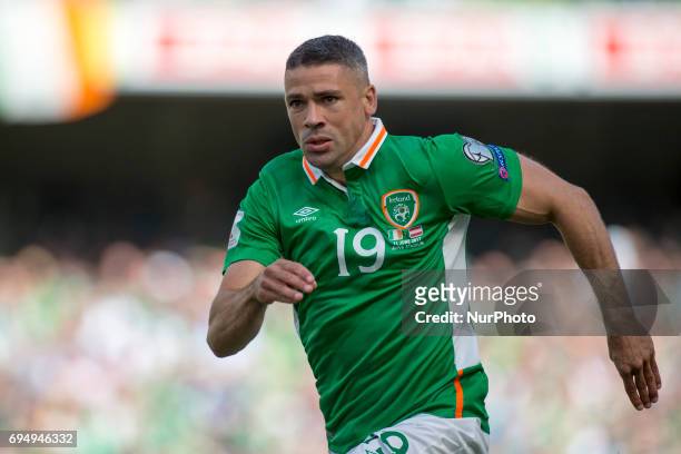 Jonathan Walters of Ireland pictured in action during the FIFA World Cup 2018 Qualifying Round Group D match between Republic of Ireland and Austria...